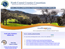 Tablet Screenshot of northcentralcounties.com